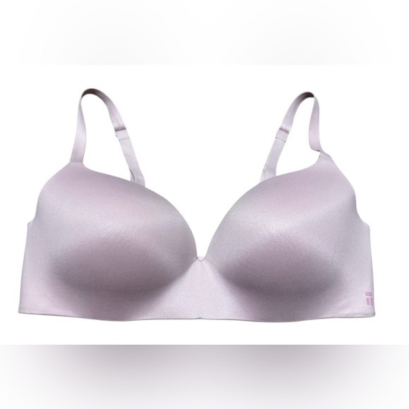 Tommy John Second Skin Lightly Lined Demi Bra Size 38D Blush Pink Purple - Picture 1 of 7